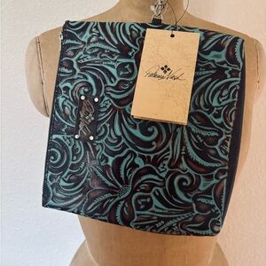 Patricia Nash Tooled large clutch